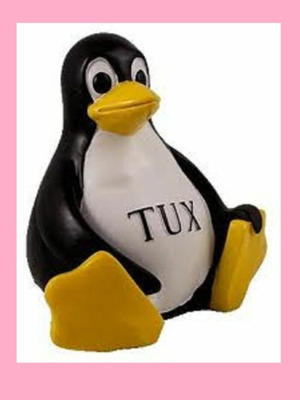 Tux Linux Mascot Penguin 5" tall Figurine 0183-84492